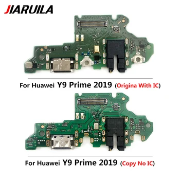10tk/palju Originaal USB Laadija Laadimise Port, Doki Ühenduspesa Mikrofon Juhatuse Flex Kaabel Huawei Y6 Y7 Y9 Y5 Peaminister 2018 2019