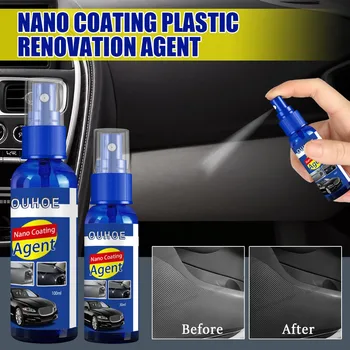 Värskenda Auto Plastikust Taastada Glaseeraine Restaureerida Nano Auto Kattekiht Spray Armatuurlaua Istme Puhas Renoveerimist
