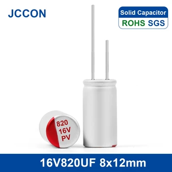 20Pcs JCCON DIP Tahke Elektrolüütiline Kondensaator 16V820UF 8x12 DIY Graafika Kaardi Emaplaadi Oiginal