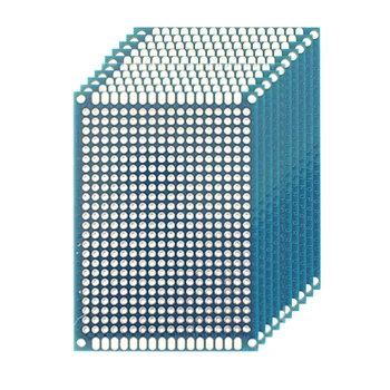 10TK 5x7cm Sinine Kahepoolne Prototüüpimine PCB Pardal 50x70mm Universaalne PCB Prototüüpimine Juhatuse Arduino Eksperimentaalne PCB Pardal