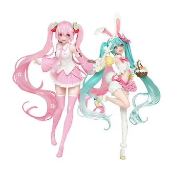 Jaapani piima-14-26cm Anime Tegevus Arvandmed Roosa Sakura Vaimu PVC Mänguasi Speelgoed Tüdrukute Mudel, Mänguasjad, Nukud, Kingitused Kogusid Lapsed