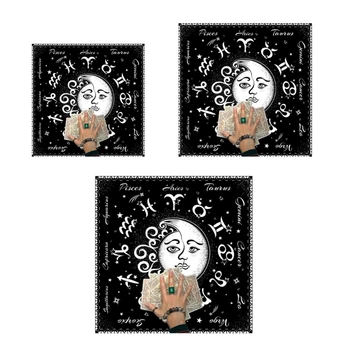 Ruut Flannelette Tarot Altari Riie Board Game Pad Astroloogiline Oracles Padi Laua Kate-Kaardi Matt Divinations Laudlina