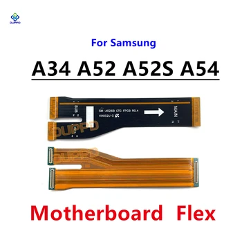 Samsung Galaxy A52S A52 A54 A34 5G A5260 A526B A528B A546 A346 Emaplaadi Main Board LCD-Ekraan, Ühenduspesa USB-Flex Kaabel