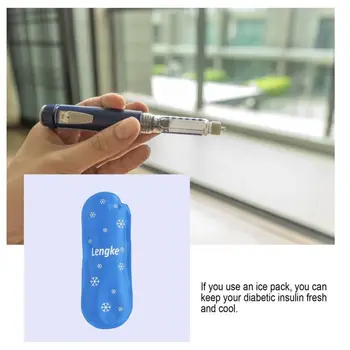 3tk Kaasaskantav Diabeetiline Tasku Termiliselt Isoleeritud Medicla Cooler Ice Pack Pill Protector Insuliini Jahutus Kott Külm Geel