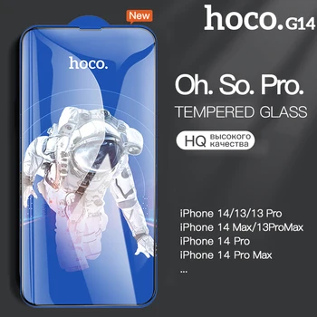 HOCO 3D Ekraan Kaitsja Täielikult Katta Klaasi iPhone 15 14 Pro Max 13 12 Pro Kaardus Serv Karastatud Klaas, Kile iPhone 11 XR, XS