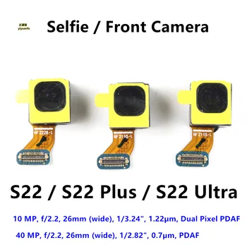 Selfie Sõidusuunas Kaamera Samsung Galaxy S22 S22+ Plus / S22 Ultra 5G Flex Kaabli Asendamine Lai Kaamera Moodul
