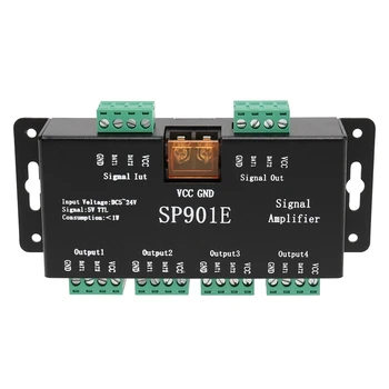 Kuum SP901E LED Pixel WS2812B WS2811 SPI-Signaali Võimendi Repeater WS2813 SK6812 WS2815 WS2801 SK9822 Jne Kõik RGB