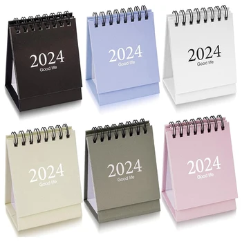 Mini Laua Kalender 2024 Kestab Okt 2023 Kuni Dets 2024 Väike Desktop Calendar 6TK