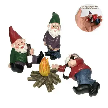 Mini Gnomes Kujukeste Kääbus Haldjas Aias Jõulukaunistused Kujud Kaunistused Vaigu Kogumine Väike Purjus Päkapikk Väljas