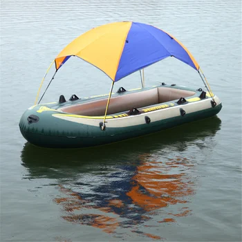 Paat Võrade Päikese Vari Laeva Katta PVC Päikesekaitse Päikesevarju Protector Varikatus Kalapüügi Kayaking Libiseb Kanuu-4 Isikut