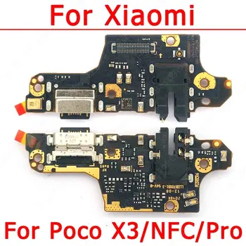 Usb-Laadimine Juhatuse Xiaomi Mi Poco X3 NFC Pro Laadimine Sadamas Plaat Pcb Dock Connector Lint Pesa Remont, Varuosad