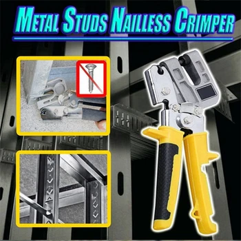 B50 Metallist Stud Crimper Alumiiniumist Lae-Mulgustus Tangid Kips Levy Tööriistade Kinnitamine Metallist Käega Keel Tangid