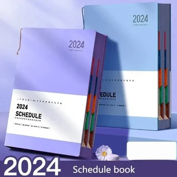 Tegevuskava 2024 Iga Päev Planeerija Sülearvuti Päevik Nädalas Kuus Aastas Kalendris 365 Päeva Ajakava Korraldaja Sülearvuti Päevik Teataja Notepad