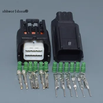 Shhworldsea 6P 0.6 mm veekindel wiringcase pistiku pesa auto auto pistik pistik 7282-2764-30 7283-2764-30 jaoks Nissan Toyota
