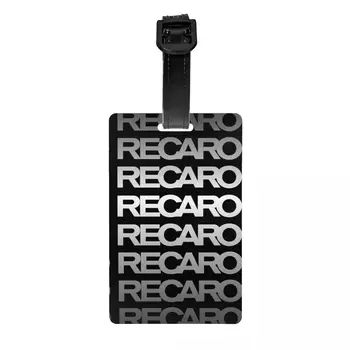 Recaros Logo Pagasi Sildi Kohandatud Pagasi Sildid eraelu Puutumatuse Kate ID Sildi