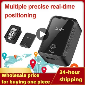 Mini GF-09 GPS Auto Tracker reaalajas Jälgimise Anti-Varguse-Vastase kadunud Lokaator Tugev Magnetic Mount SIM Sõnum Positioner