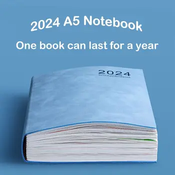 Tegevuskava 2024 A5 Märkmik Planeerija Päevik Nädalas Kuus 365 Päeva Teha Nimekiri Märkus Pad 2024 Märkus Raamat
