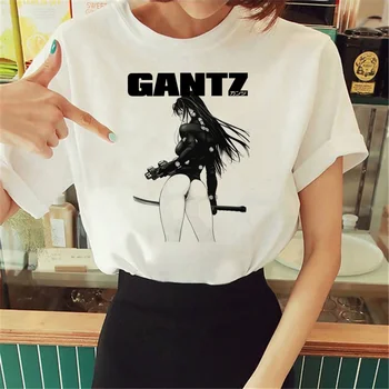 Gantz Tee naiste manga top tüdruk koomiline Jaapani harajuku riided