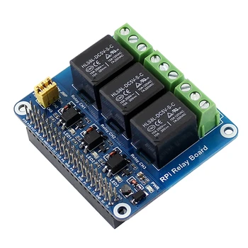 Emaplaadi Relay Control Module Relay Expansion Board Blue-Tark Kodu Vaarika Pi 4B/3B/3B+