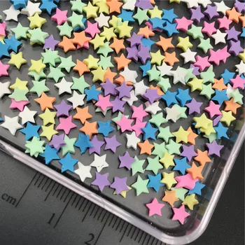 60g Star Polymerclay,Pehme Savi Sprinkles Lapsed Diy/Käsitöö Diy Teha/Nail Art/Külalisteraamat Teenetemärgi/Käsitöö Filler