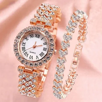 Vaadata Naiste Kellad 2023 Enimmüüdud Toodete Luksus Vaadata Luksus Brändi Reloj Mujer Vaadata Käevõru Komplekt Teemant Terasest Bänd