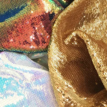 3mm Eriline Saladus kala skaala kleit tulemuslikkuse riided sequin riided riie riie pagasi kingad materjal Disainer riie