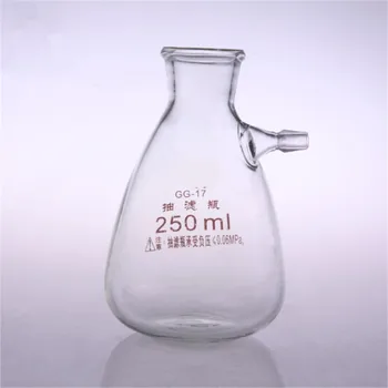 250ml Klaas Buchne Kolbi üks toru ;imifilter Kolbi;Laboratoorsed klaasnõud;lab tarvikud