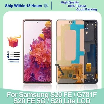 OLED VALIK Samsung Galaxy S20 FE LCD G780F G780G Touch Ekraan S20 Fe 5G Ekraan S20 Lite LCD Varuosad