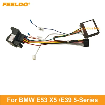 FEELDO Auto Audio-16pin Juhtmestik juhtmed Koos Canbus BMW E53 X5/BMW E39 5-Seeria Stereo Paigaldus Traat Adapter