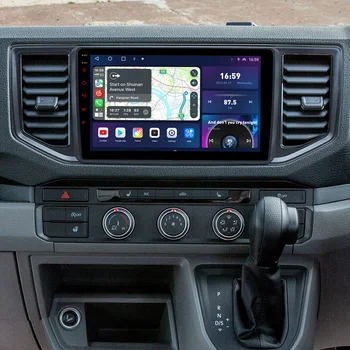 Android Auto 8g+256g Qled 2k Auto Raadio Volkswagen Vw Crafter Grand California 2016-2023 4g Sim-Stereo Gps Carplay