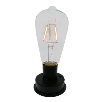 1tk Solar LED Volframist Hõõgniit Pirn Lamp 2800K Automaatne Valguse Andurid Aia Öösel Tuled Aed Lamp(8.5 cm)