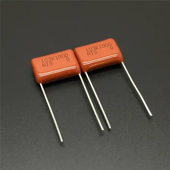 10tk/100tk Jaapan NISSEI CBB kondensaator MMC 1000V 103 K 10% 0.01 uF 10nF Pigi=12,5 mm Metalliseeritud polüester-film capacitor