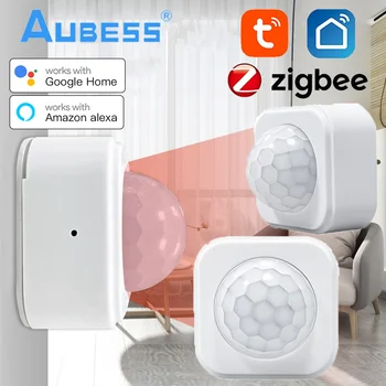 Tuya Zigbee Inimeste liikumisanduriga Aku Smart Home PIR Liikumisandur Detektor Julgeoleku APP puldiga Alexa Google Kodu