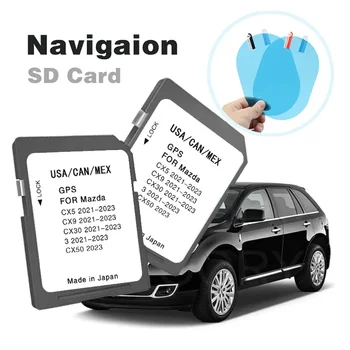 2022 Navigatsiooni-16GB SD Kaart, Kaart, Sat Nav Kaart Mazda 3 CX-5 CX-9 CX-30 CX-50 2021-2023 USA/CAN/MEX Auto