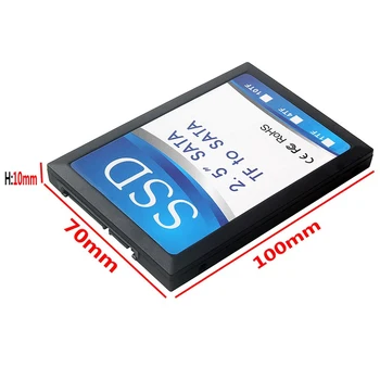 2.5 Tolline 4 TF SATA Adapteri Kaart, Self-Made SSD Solid State Drive, Mikro-SD-SATA Rühma RAID Kaart