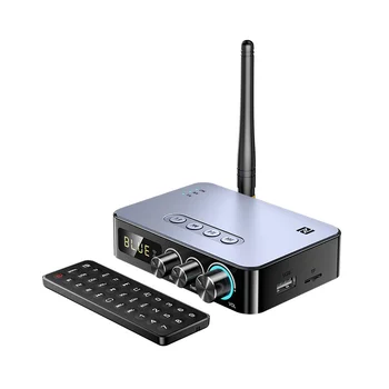 Multifunktsionaalne heliadapter Bluetooth-5.1-Vastuvõtja, Saatja, NFC Bluetooth Audio Adapter Toetab TF Kaarti U Disk