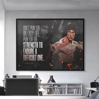 Bruce Lee Võitluskunstide Legend Kõrge kvaliteediga Lõuend ja Plakati Trükkimine Seina Kunstnik Kodus Jõusaal Decor Moodsa Kunsti Inspireeriv Hinnapakkumisi