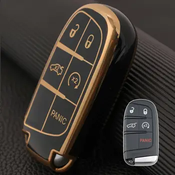 Näiteks Jeep Cherokee Grand Cherokee Renegade Kompass 2019 5 Button Remote Key Juhul Katab Omanik Kaitsta Tsingi Sulam, Võtmehoidja-Rõngas