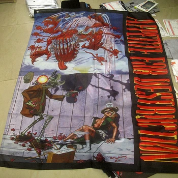 Guns Roses Suur muusika festival Isiku tausta teenetemärgi plakat, bänner ripub maal lapiga kunst 56X36 tolli