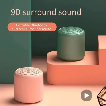 Värvikas Kaasaskantav Mini Bluetooth Kõlar Väljas Valjuhääldi Traadita Muusika Mängija Veerus 3D Stereo Muusika Surround, Bass Box