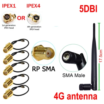Eoth 1 2 5p 4G lte antenn 5dbi SMA Male Connector Pistik huawei ruuter ipex 1 4 mhf4 pats kaabel sma female traadita modem