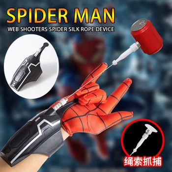 2023 täisautomaatne Spider-man: Kodust Kaugel Spiderman Web Laskjale Spider Silk Rope Seade Cosplay Rekvisiitide Mänguasi Jõulud Kingitus