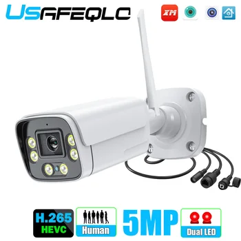 HD 3MP 5MP Wifi IP Kaamera Väljas Traadita Inimeste Täielik Värvi Öise Nägemise CCTV Bullet Turvalisuse Kaamera TF Kaardi Pesa APP APP iCSEE