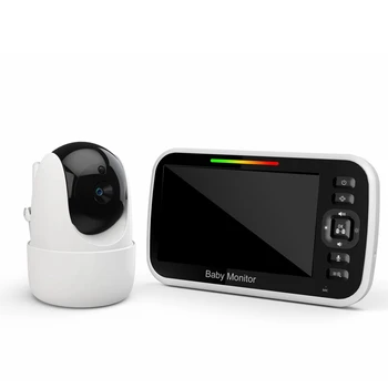 TÄIS-5 Tolline PTZ Video beebimonitor Koos Digitaalse Valve Kaamera Automaatne Öise Nägemise Kaks Way Intercom Lapsehoidja EU Pistik