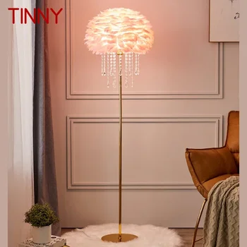 TINNY Sulg Põranda Lamp Põhjamaade Moodne Perekond Iiving Tuba, Magamistuba Homestay Loovust LED Dekoratiivne Seistes Kerge