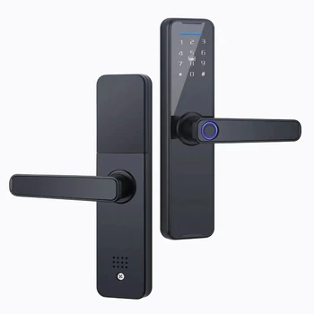 Tuya bluetooth Digitaalne Elektrooniline Lukk Smart Ukse Lukustamine Sõrmejälje/Kaart/Parool/Võti Lukust Turvalisus Anti-varguse Smart Home