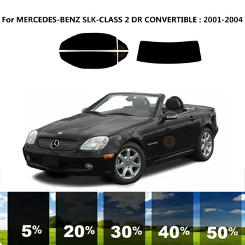 Precut nanoceramics auto UV Aknas Tint Kit Auto Akna Film MERCEDES-BENZ SLK-CLASS R170 2 DR KABRIOLETT 2001-2004
