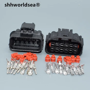 shhworldsea 12 Pin 1681-6784 6189-7410 Auto LED Vilkur Traat Rakmed Liides Kerge Lambi Kaabli Pesa Honda