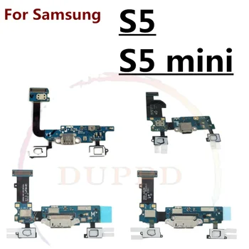 Laadimine USB Laadija Dock Port laual Mikrofon Mic-Flex Kaabel Samsung Galaxy S5 Mini G900 G800 G850