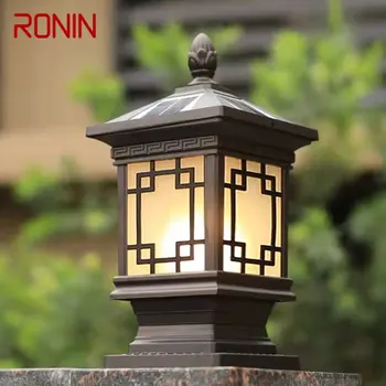 RONIN Väljas Päikese-Post Lamp Klassikalise Retro Veekindel Hoovis Led Kaunistamiseks Aed Rõdu Villa seinavalgusti